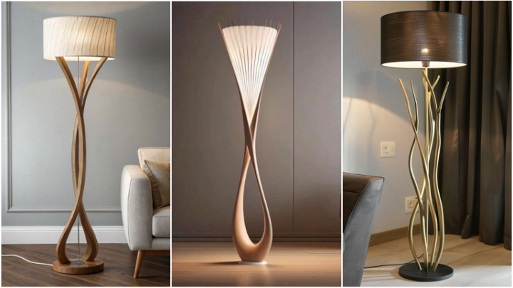 آباژورهای مارپیچ و چوبی