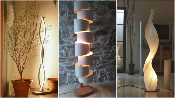 آباژورهای مارپیچ با طرح متفاوت