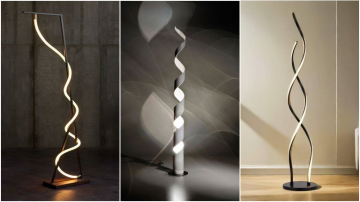 آباژورهای مارپیچ فلزی آباژورهای مارپیچ فلزی