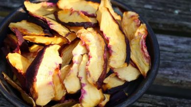 طرز تهیه چیپس شلیل خانگی با روش خشک کردن ساده و سریع