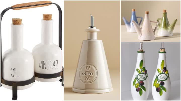 انواع ظروف روغن سرامیکی رنگی؛ مناسب برای آشپزخانه‌های گرم و صمیمی