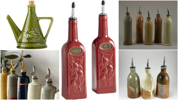 هماهنگی ظروف روغن با بقیه وسایل آشپزخانه