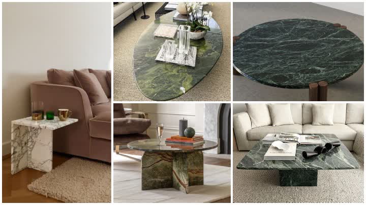 چطور میز جلو مبلی سنگی را با دکور هماهنگ کنیم؟ چطور میز جلو مبلی سنگی را با دکور هماهنگ کنیم؟