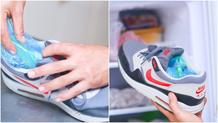 روش‌های گشاد کردن کفش تنگ بدون آسیب رساندن به آن, فریز کردن