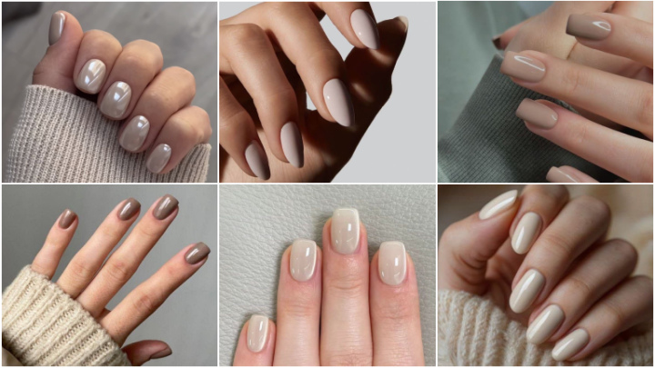 رنگهای خنثی و نود برای ناخن ترند پاییز رنگهای خنثی و نود برای ناخن ترند پاییز