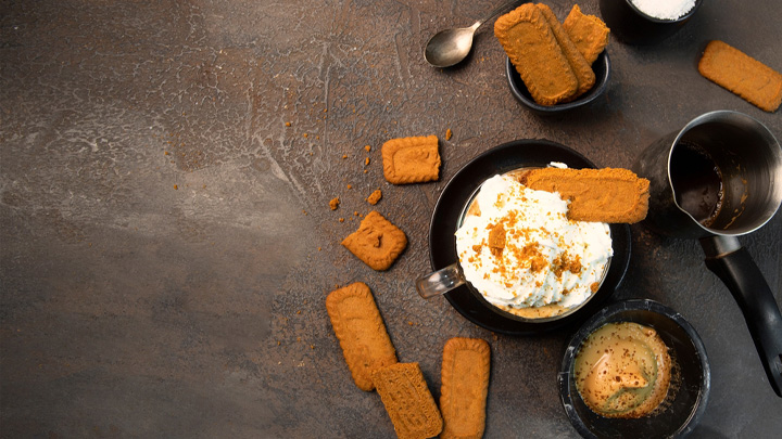 طرز تهیه لاته لوتوس