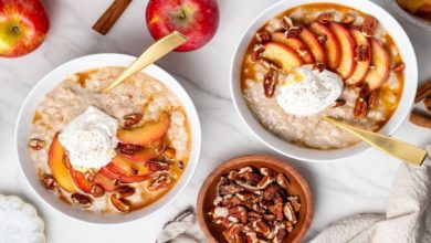 طرز تهیه فرنی سیب؛ دسری خوش ‌عطر و مقوی برای روزهای پاییزی