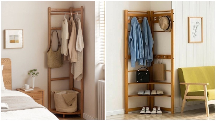 انواع رگالهای گوشهای برای خانههای کوچک و جمعوجور انواع رگالهای گوشهای برای خانههای کوچک و جمعوجور