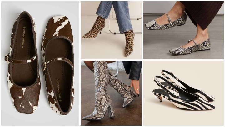 کفشهای با طرح پوست حیوانات؛ جسارت در استایل کفشهای با طرح پوست حیوانات؛ جسارت در استایل