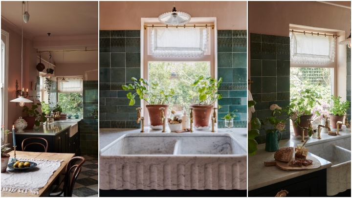 طراحی آشپزخانه به سبک مدیترانه‌ای