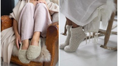 جدیدترین مدل‌های پاپوش بافتنی زنانه برای پاییز و زمستان