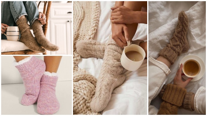 شیک‌ترین پاپوش‌های بافتنی زنانه پاییزی و زمستانی