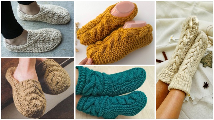 انتخاب‌های ایده‌آل پاپوش بافتنی زنانه برای فصل سرما