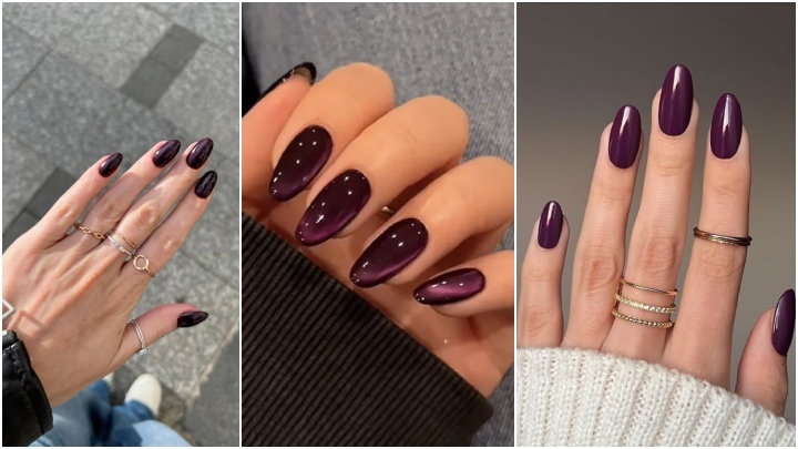 رنگ‌های پرطرفدار لاک در پاییز ۱۴۰۴؛ بنفش بادمجانی براق