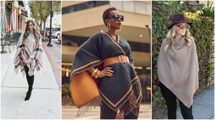 استایل روزمره پانچو؛ ترند پاییز ۱۴۰۴