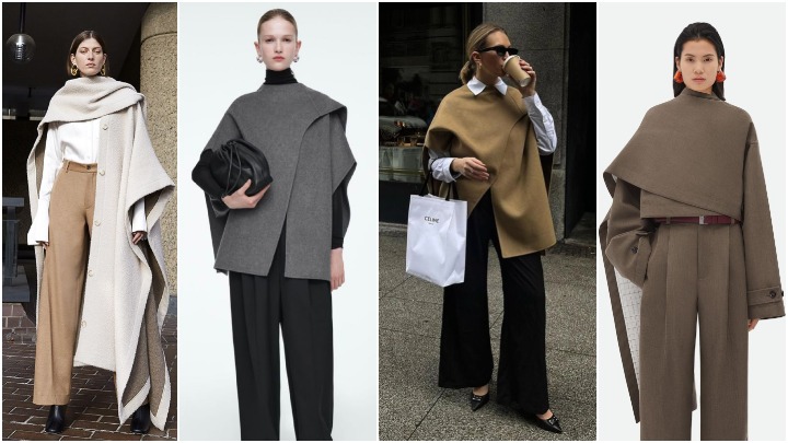 روش استایل کردن پانچو؛ ترند پاییز ۱۴۰۴