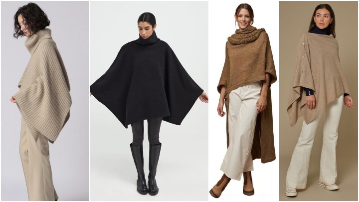 انواع پانچوهای ترند پاییز ۱۴۰۴