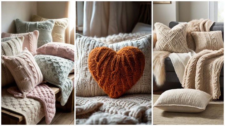 انواع کوسن‌های پاییزی با بافت‌های نرم و دنج