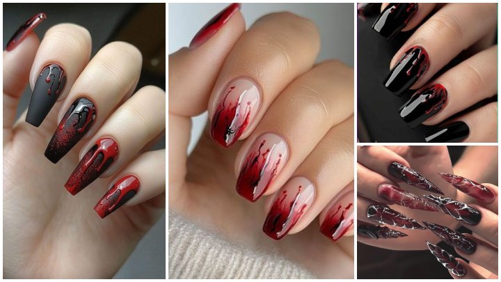 طراحی ناخن به سبک جادوگران؛ الهام از رنگ‌های مرموز پاییز ۱۴۰۴