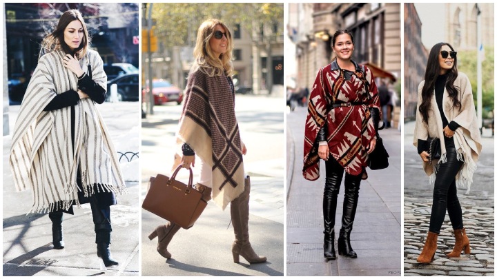 استایل‌های پیشنهادی با پانچو؛ کلاسیک و گرم