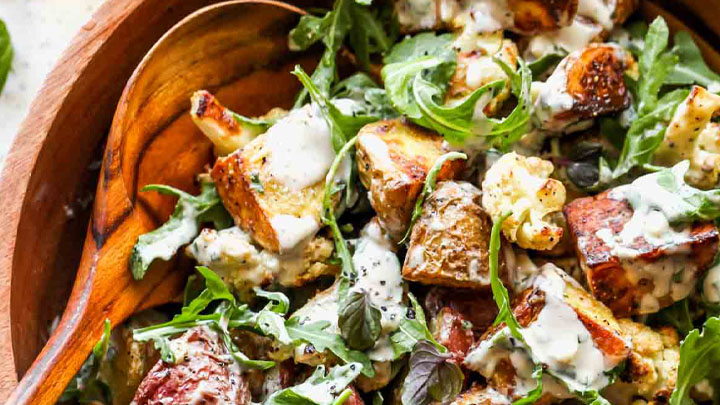 نکات و فوتوفن های طرز تهیه سالاد گل کلم و سیب زمینی نکات و فوتوفن های طرز تهیه سالاد گل کلم و سیب زمینی