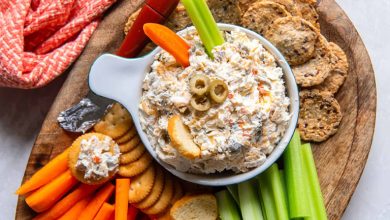 دیپ زیتون و پنیر؛ ترکیبی ساده و پرطرفدار برای پیش‌غذا