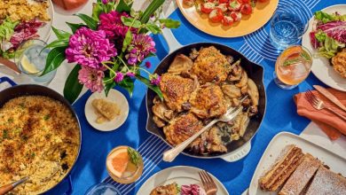 لیست غذا برای مهمانی شام مجلسی و خودمانی