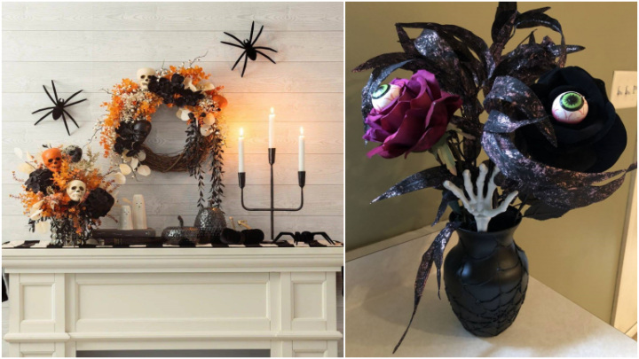بهترین گلها برای طراحی میز جشن هالووین بهترین گلها برای طراحی میز جشن هالووین