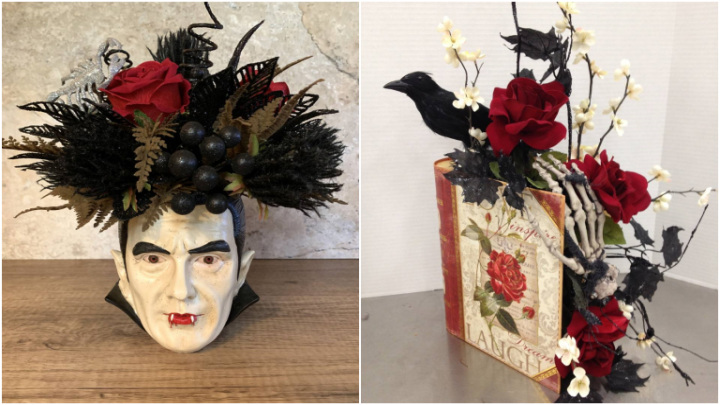 دکور هالووین با گلهای ترسناک؛ ترکیب زیبایی و هیجان دکور هالووین با گلهای ترسناک؛ ترکیب زیبایی و هیجان