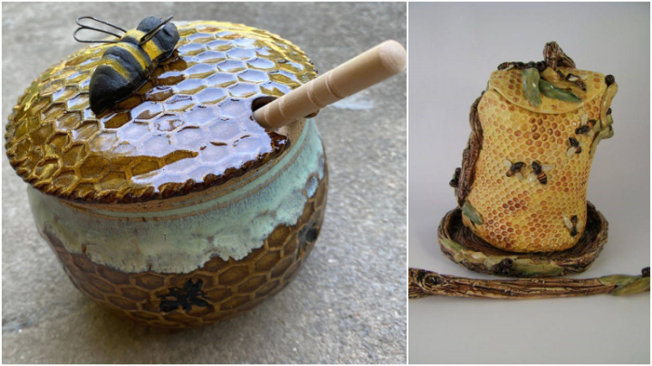 انواع مدل‌های عسل خوری فانتزی با طرح کندو