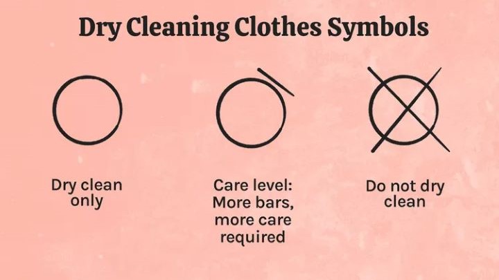 معنی نمادها و علائم اتوکشی روی لباس