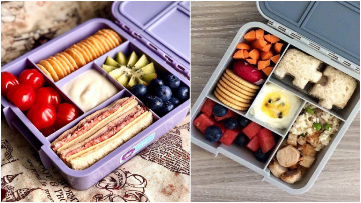 لانچ‌باکس‌های رنگارنگ و مغذی برای کودکان مدرسه‌ای