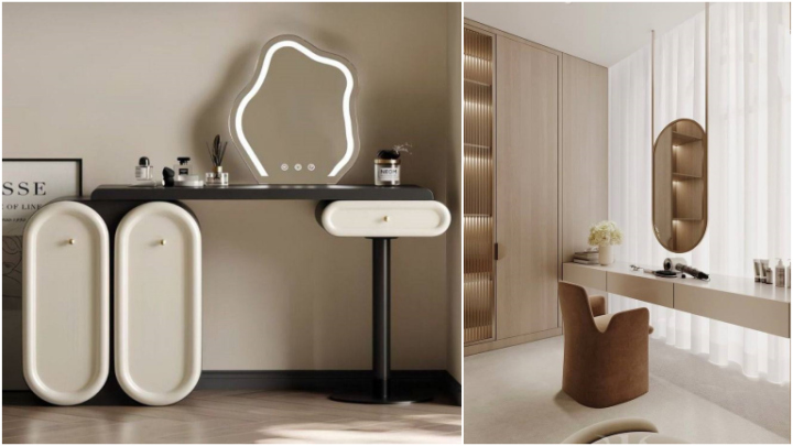 ایده خلاقانه برای میز آرایش متفاوت و ترند