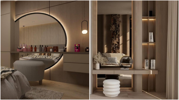 ایده خلاقانه برای میز آرایش مدرن و شبک