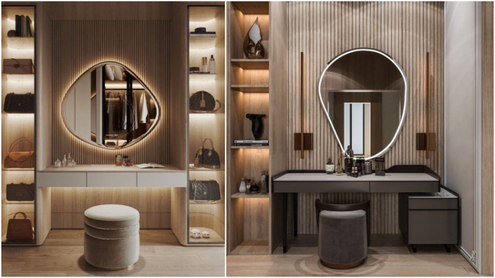 ایده متفاوت برای میز آرایش لوکس و مدرن 