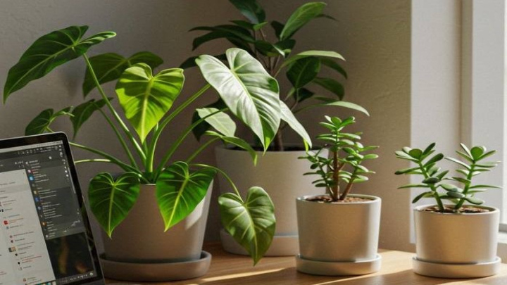 گل و گیاه مناسب خیاط برای محل کار