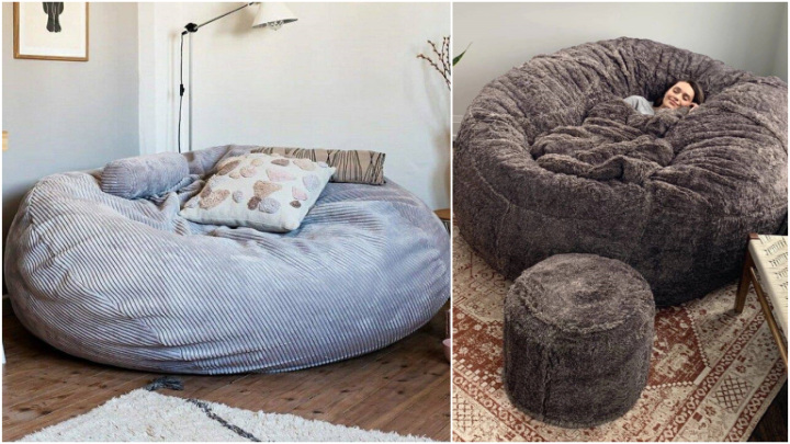 انواع مدل‌های مبل شنی دو نفره پارچه‌ای