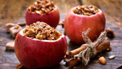 در روز جهانی دسر سیب، سیب شکم پر درست کنید