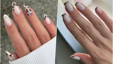 22 ایده ناخن‌ پلنگی سفید