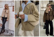 32 استایل جذاب با ترنچ کت کوتاه برای پاییز 1404؛ شیک و مدرن