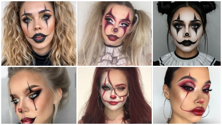 گریم دلقک یا جوکر مخصوص هالووین گریم دلقک یا جوکر مخصوص هالووین