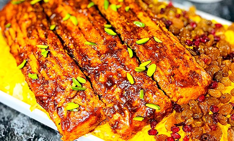 طرز تهیه کباب تابه ای مرغ ترش+ نکات و فوتوفن ها