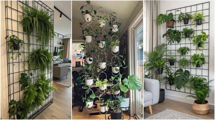 ایده‌های تغییر دکوراسیون با گلدان‌های آویز سقفی و دیواری