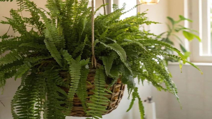 معرفی گیاهان آپارتمانی مناسب برای سرویس بهداشتی و حمام؛ سرخس