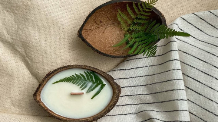 شمع معطر نارگیلی