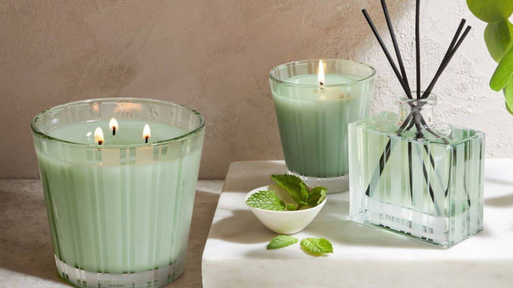 شمع معطر لیمو و نعنا