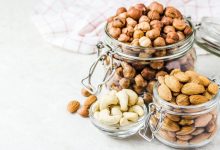 ظرف برای نگهداری از آجیل تازه