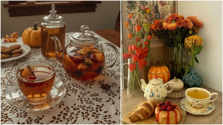 چطور یک میز عصرانه پاییزی گرم و چشم‌نواز بچینیم؟