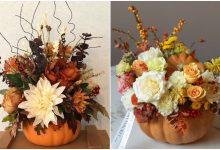 گل‌آرایی پاییزی با کدو حلوایی؛ ایده‌ای خاص برای سورپرایز کردن