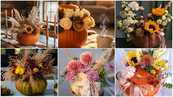 چطور خودمان با کدو حلوایی گل‌آرایی انجام دهیم؟